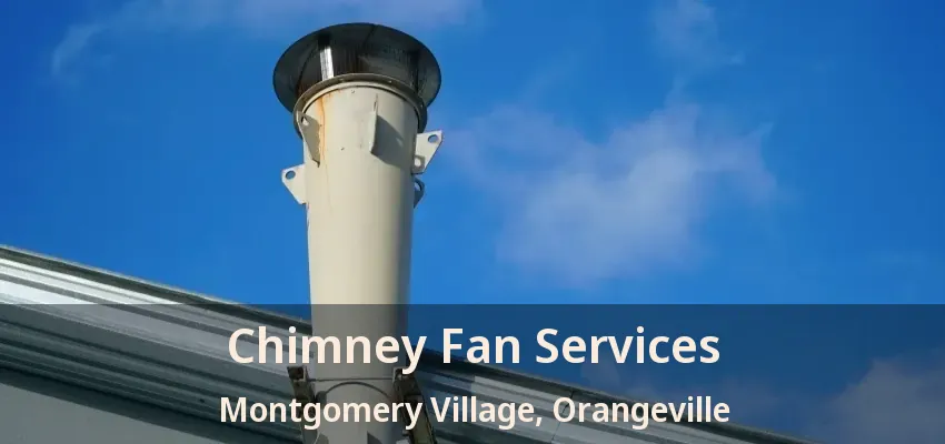 Chimney Fan Services Montgomery Village, Orangeville - ON