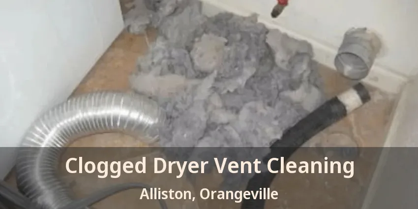 Clogged Dryer Vent Cleaning Alliston, Orangeville - ON