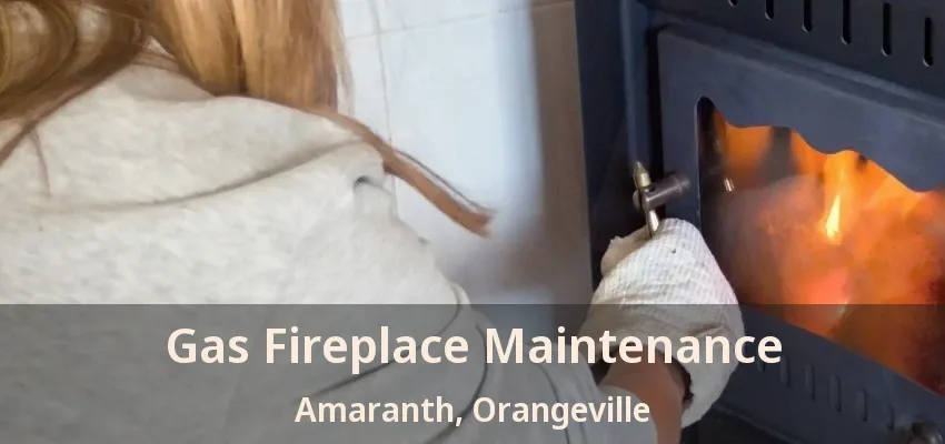 Gas Fireplace Maintenance Amaranth, Orangeville - ON